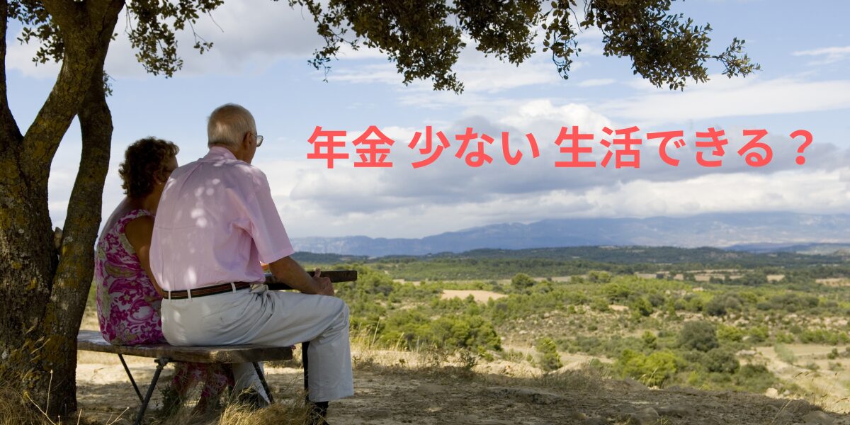 年金少ない生活できる？